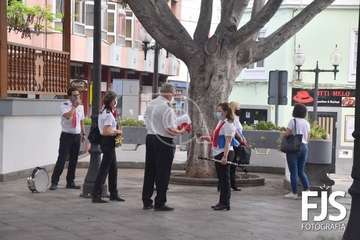 Telde despide con honores y lágrimas a su agente Martín Calzada (Foto Francisco Javier Santana)